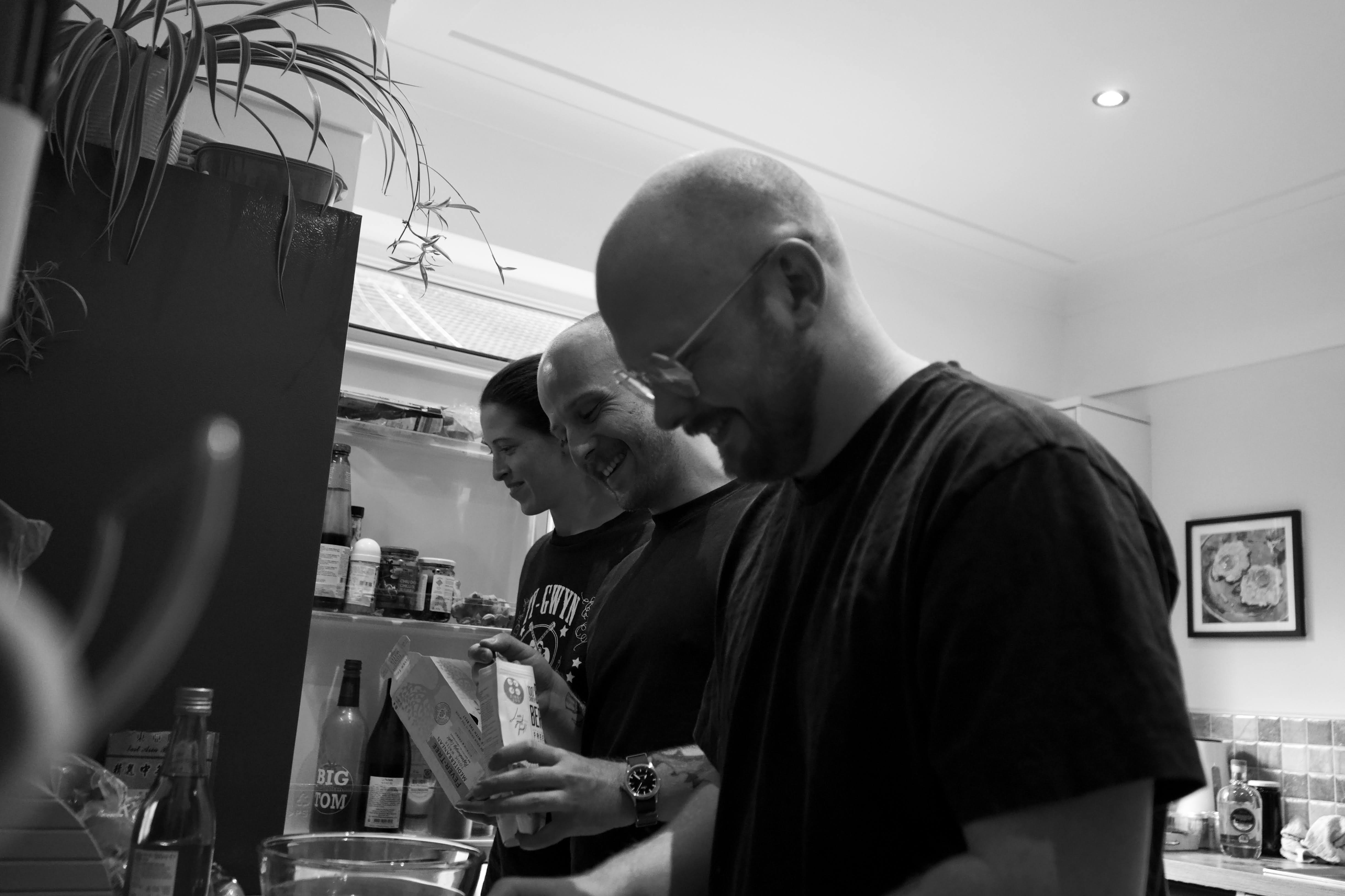 Bellycheer hosts cooking in the kitchen